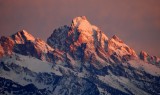 Sunrise on Grand Teton Jackson Hole Wyoming 0914  