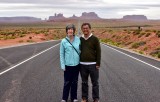 The Nguyens at Forrest Gump Hill on Highway 163 and Monument Valley Utah 078  