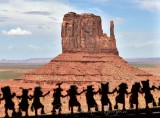 West Mitten from Trading Post at View Hotel Monument Valley Navajo Tribal Park 447  