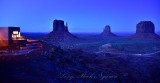 Monument Valley Navajo Nation Tribal Park at Blue Hour 876  