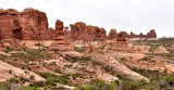 Elephant Butte Cove Arch from Garden of Eden Arches National Park Utah 323  