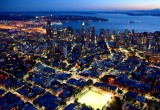 Seattle Skyline and Streets Elliott Bay West Seattle on 4th of July 2017 036
