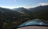 Final approach to Runway 12 at Benchmark Airport Montana 155  