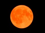 Orange Moon from West Seattle due to forest fire smoke 068  