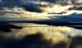 Evening sun on Lake Washington and Seattle 356