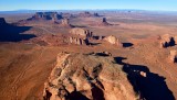 Monument Valley Tribal Park from Kodiak Quest airplane Arizona 998 