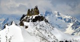 Peaks on Fourth of July Basin and Bonanza Peak North Cascades Mountain Washington 259
