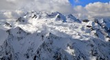 Chickamin Glacier on Sinister Peak and Dome Peak North Cascades Mountain Washington 330