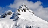 Dome Peak and Dome Glacier North Cascades Mountain Washington 137a 