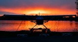 Sunset on Lake Hood Seaplane Base in Anchorage Alaska 007