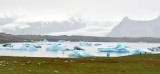 Icebergs in Jökulsárlón glacial lagoon and Breiomerkurjokull glacier, Iceland 1144