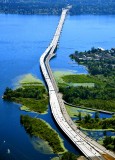 The New Evergreen Floating Bridge 405s acorss Lake Washington betweeen Seattle and Bellevue 008