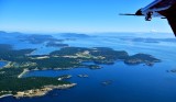 Lopez Island from Kodiak floatplane 227 