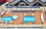 Swimming Pools on Cruise Ship, Seattle Waterfront, Washington 549  