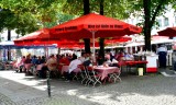 Peters Brauhaus outside dining, Muhlengasse, Koln Germany 201
