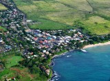 Aerial view of Paia, Maui, Hawaii 414 