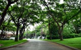 Driveway to Grand Wailea Hotel, Maui, Hawaii 056