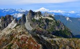 Gunn Peak, Columbia Peak, Glacier Peak in the fall 973