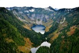 Big Greder Lake and Little Greder Lake above Spada Lake, Washington 030