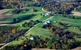 Autumn on Old Ironton Road near Reedsberg in Wisconsin 132 