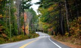 Driving on Harpswell Road 123, Brunswick, Maine 078