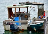 Lobster boat in Harpswell Sound, Orr's Island, Maine 218