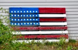 Pallet US Flag, Land's End Gift Shop, Maine 563