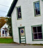 Sinking house on Orrs Island, Maine 692 
