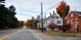Driving down Bath Road, Highway 24B, Brunswick, Maine 874 