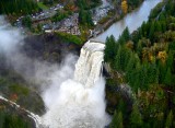 Raging Snoqualmie Falls, Snoqualmie River. Salish Lodge, Washington 209  