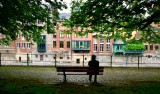 Resting along Sambre River in Namur, Belgium 050 