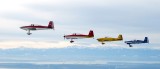 Perfect Formation of Blackjack Flight over Arlington Airport, 375 