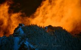 Fiery Sunset on Mount Si, Washington 1235