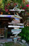 Signs at Hogfish Bar & Grill, Stock Island, Key West, Florida 631