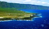 Left downwind at Kalaupapa Airport, Kalaupapa Peninsula, Kalaupapa, Moloka'i, Hawaii 052