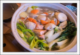 Scallop and Salmon Nabe