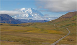 Denali  elevation 20,310 feet ( they say only 30% get to see it in clear skies, we were lucky)