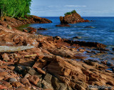 Lake Superior along the Keweenaw Peninsula 