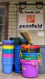 Colorful Embreeville Mill Buckets For Sale