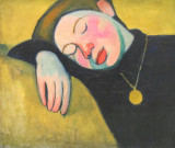 Sonia Delaunay. Sleeping young girl. 1907.