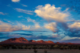 Last light, Mojave Desert