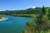 A slow and lazy Rogue River.