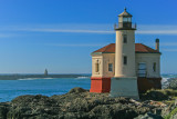 Coquille River Light, the Old an the New.