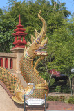Wat Pa Neramit Mae Taeng Phra Chedi Makara and Naga (DTHCM2052)