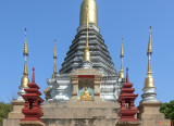 Wat Pa Neramit Mae Taeng Phra Chedi Buddha Image Niche (DTHCM2058)