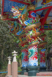 Wat Pa Neramit Mae Taeng Chinese Shrine Dragon Pillars (DTHCM2068)