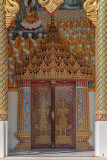 Wat Tong Kai Phra Wihan Entrance Painting and Doors (DTHCM2336)