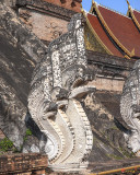 Wat Chedi Luang Phra Chedi Luang Five-headed Makara and Naga Guardian (DTHCM0053)