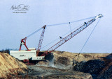 AMAX Coal Company Bucyrus Erie 1450W (Delta Mine)