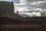 Rain And Clouds At Monument Valley, Navajo Nation, Arizona